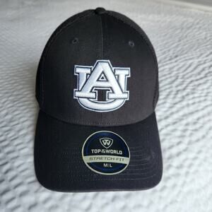 Auburn Tigers Top of the World Spacer Flex Size M/L Hat - Black‎